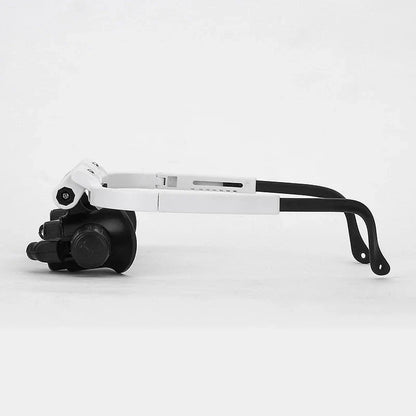 Magnifying Glass Glasses with LED Lighting and Adjustable Lenses