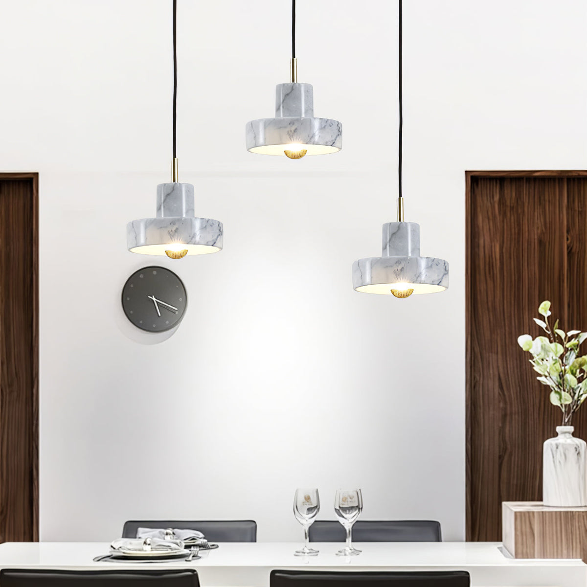 Chic Marble Pendant Lamp LueurMarble