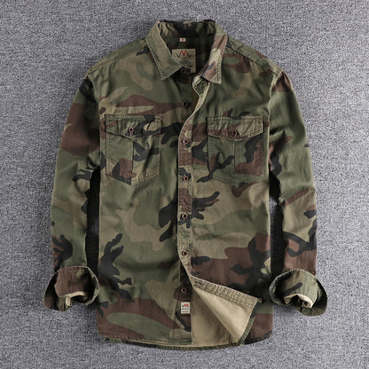 Marick | Men's Shirt with Camouflage Print