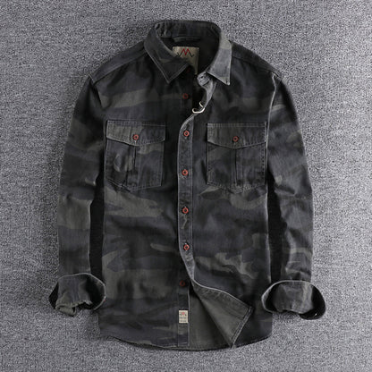 Marick | Men's Shirt with Camouflage Print