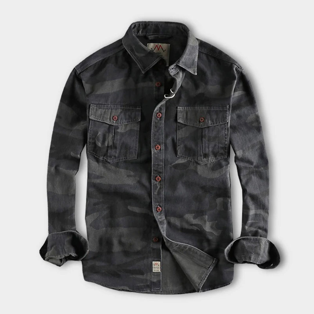 Marick | Men's Shirt with Camouflage Print