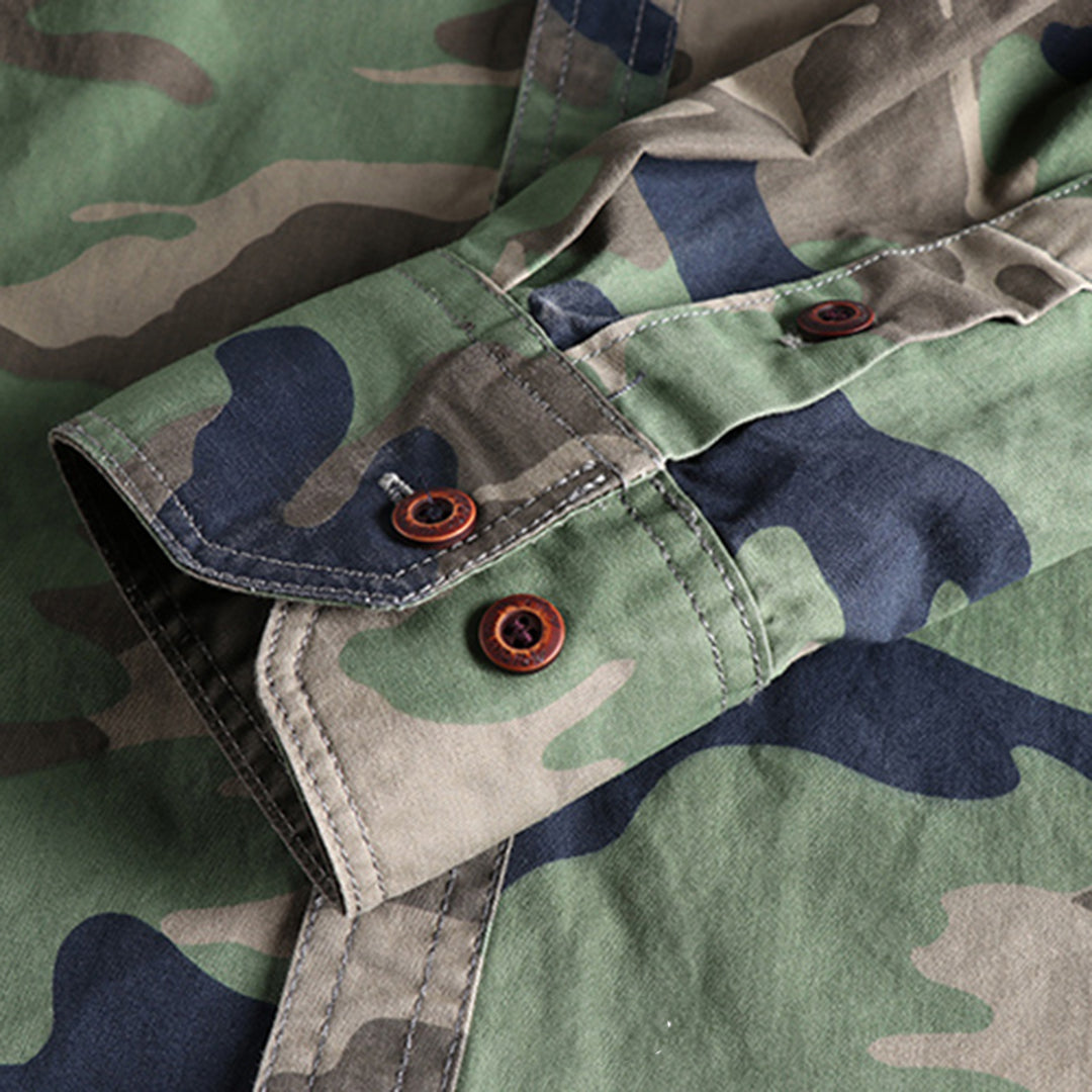 Marick | Men's Shirt with Camouflage Print