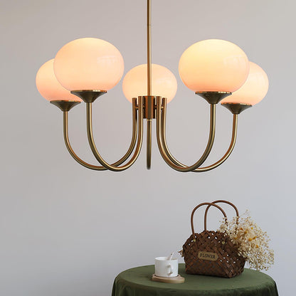 Modern chandelier with playful flair