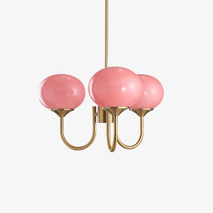 Modern chandelier with playful flair