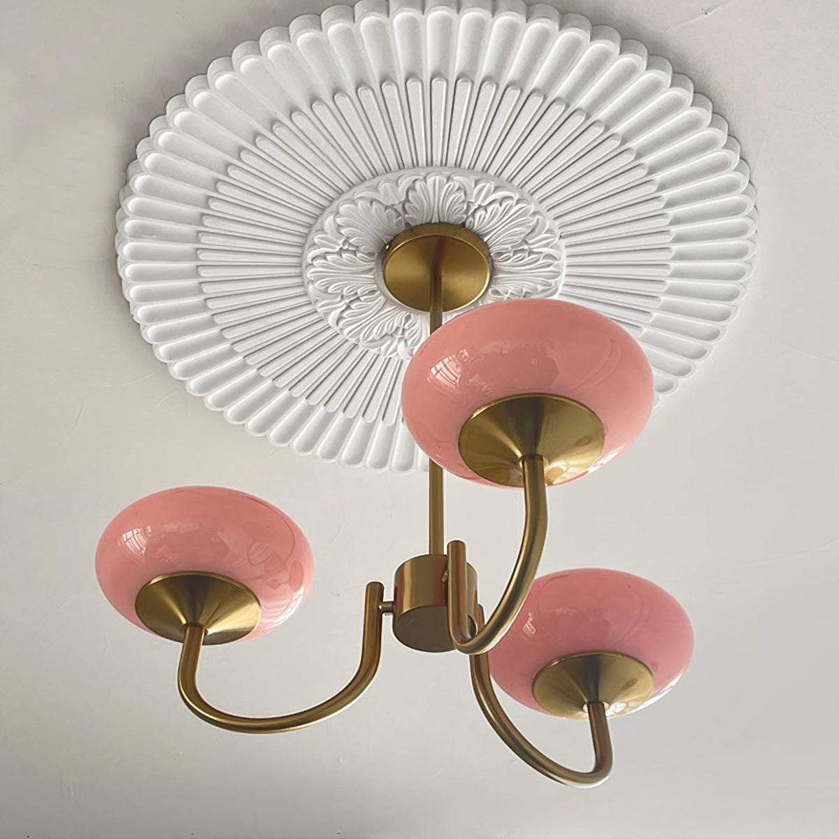 Modern chandelier with playful flair