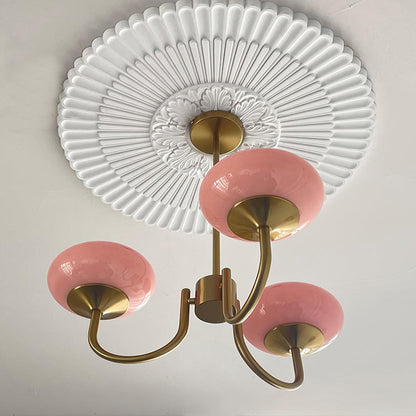 Modern chandelier with playful flair