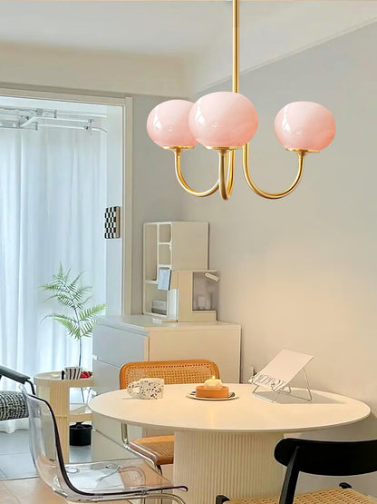 Modern chandelier with playful flair