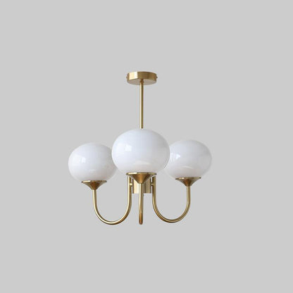 Modern chandelier with playful flair