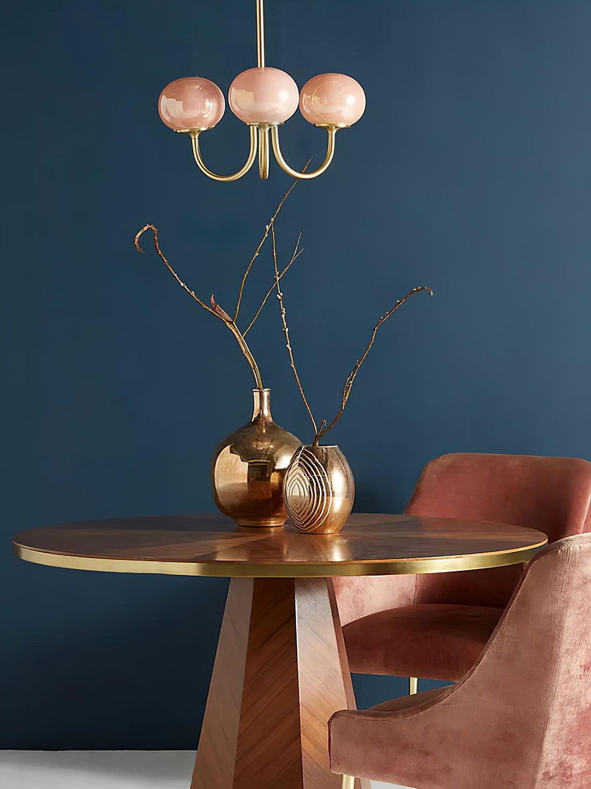 Modern chandelier with playful flair