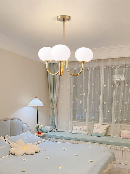 Modern chandelier with playful flair