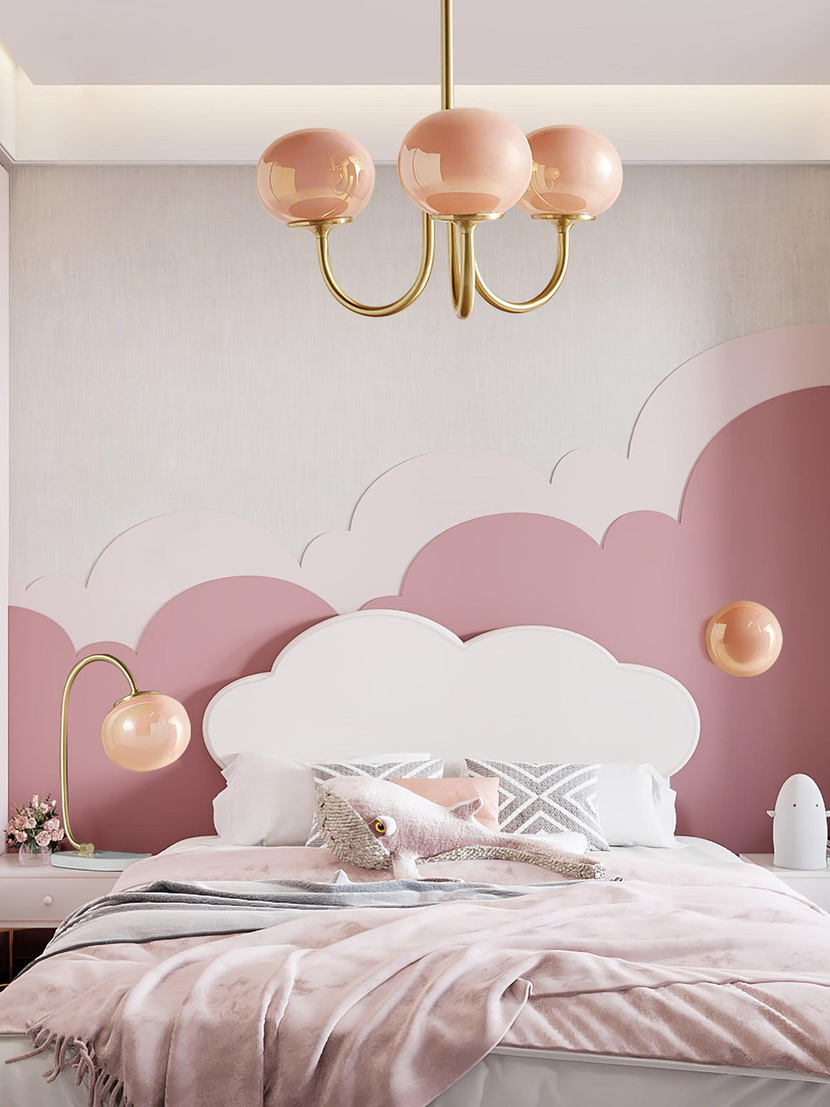 Modern chandelier with playful flair