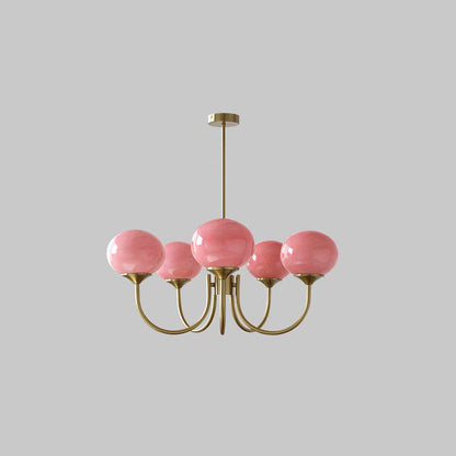 Modern chandelier with playful flair