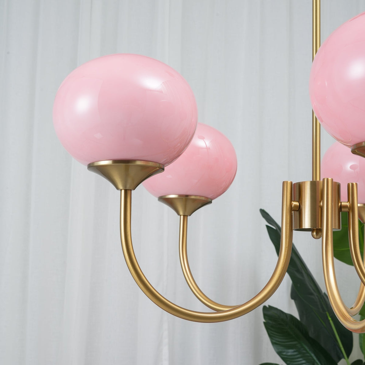 Modern chandelier with playful flair
