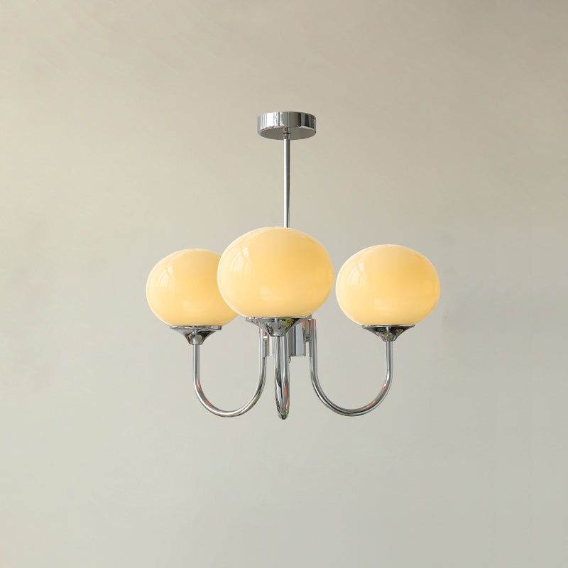 Modern chandelier with playful flair
