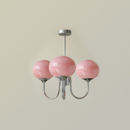 Modern chandelier with playful flair