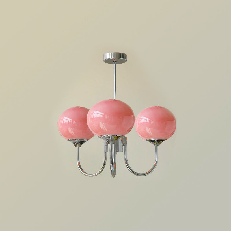Modern chandelier with playful flair
