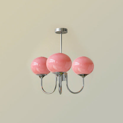 Modern chandelier with playful flair
