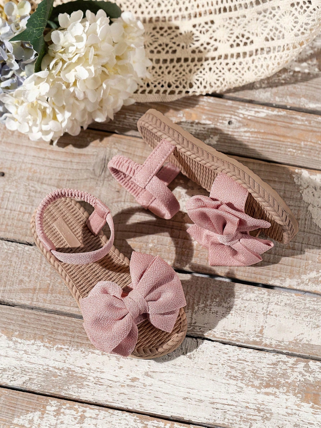 Matching Sandals with Bow for Mother & Daughter