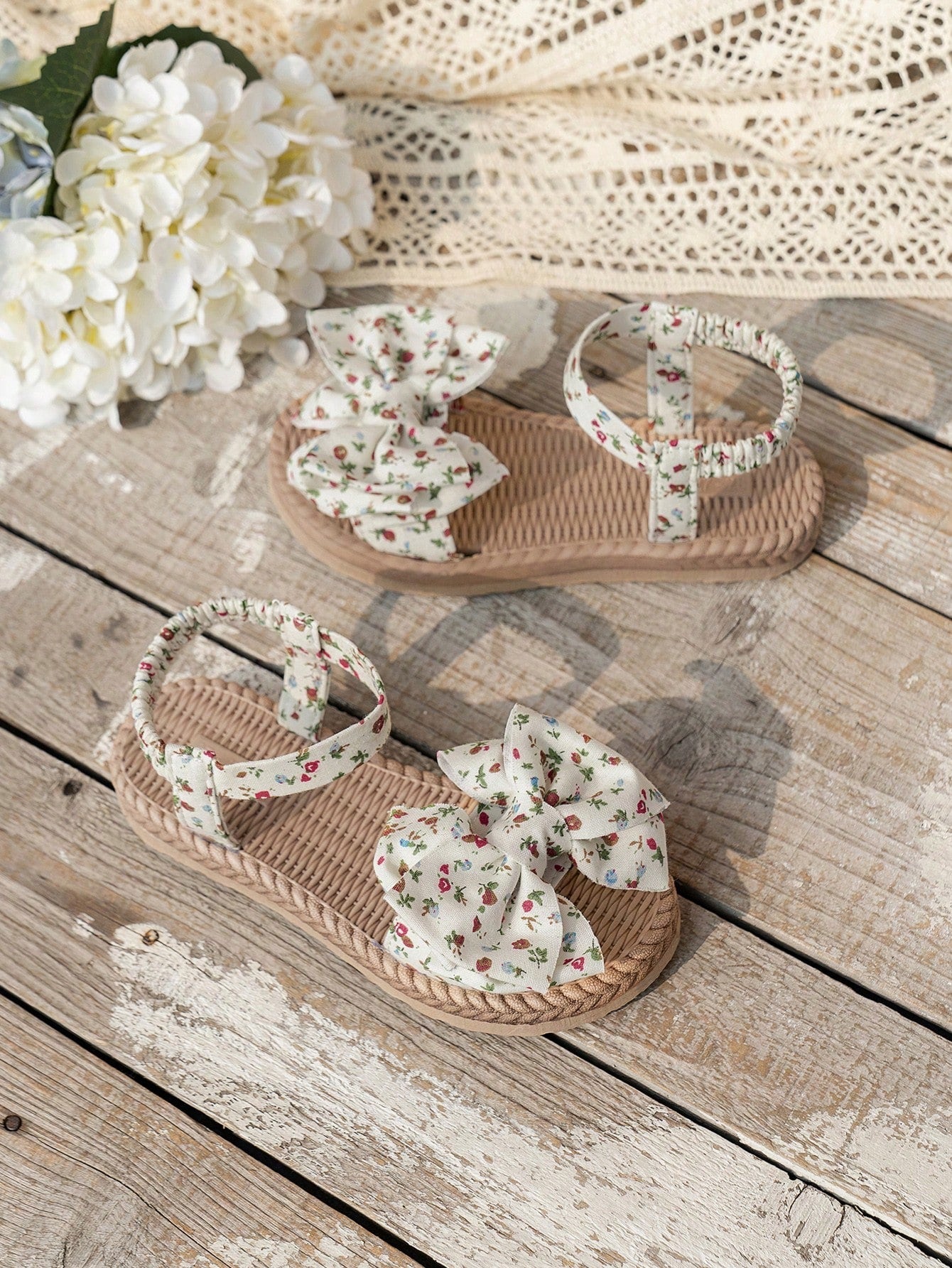 Matching Sandals with Bow for Mother & Daughter