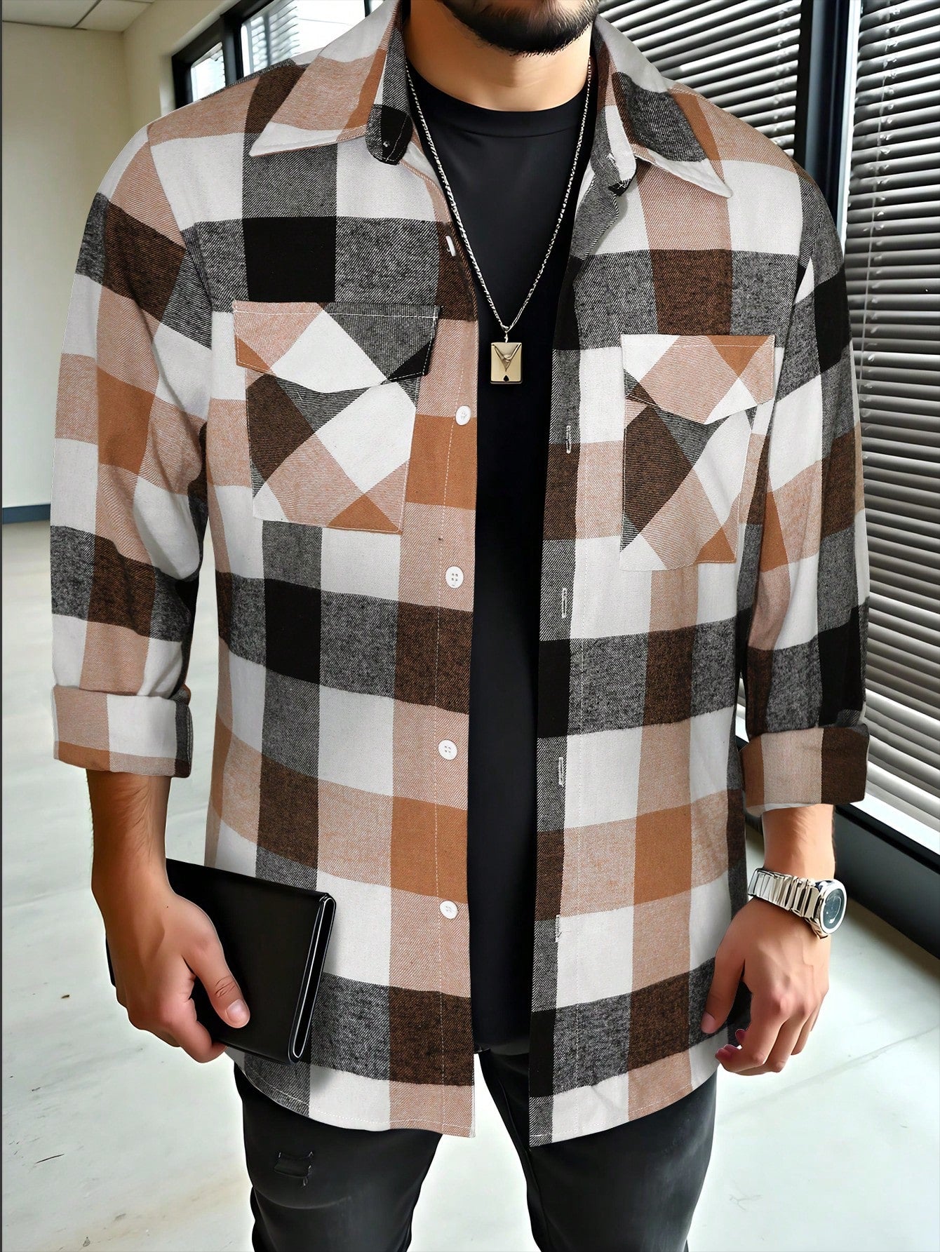 Mats | Checked Waistcoat for Men