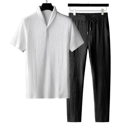 Matthijs | Cotton Polo & Trouser Set
