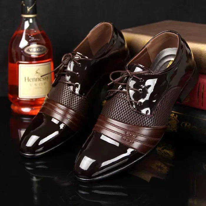 Matthijs | Large Formal Patent Leather Shoes