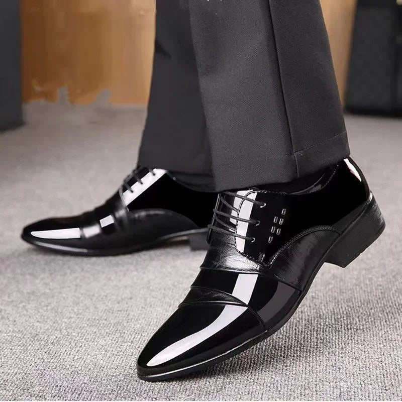 Matthijs | Large Formal Patent Leather Shoes