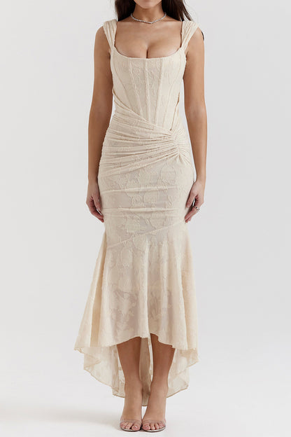 Maxi Dress with Floral Pattern - Mariekje