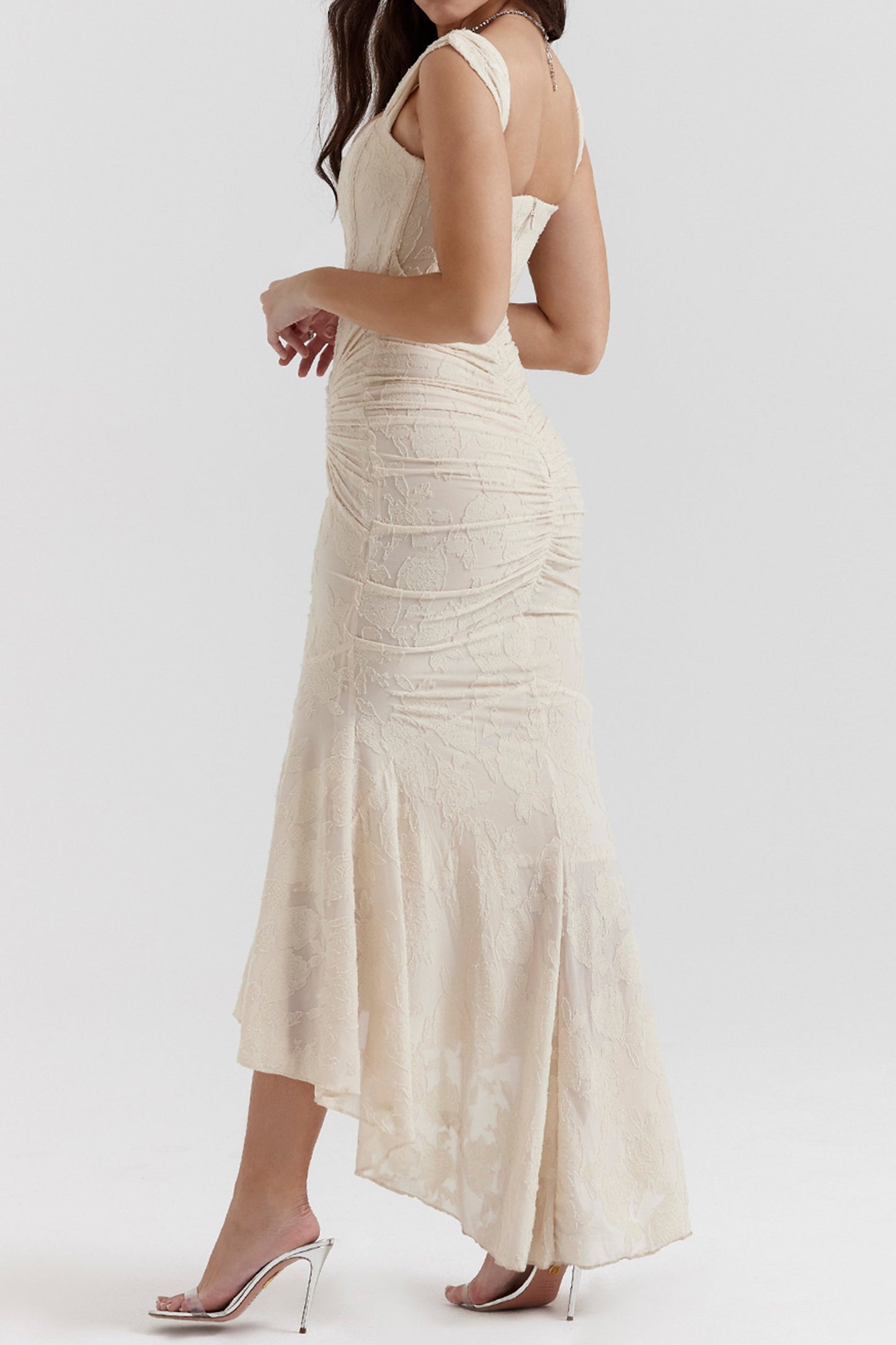 Maxi Dress with Floral Pattern - Mariekje