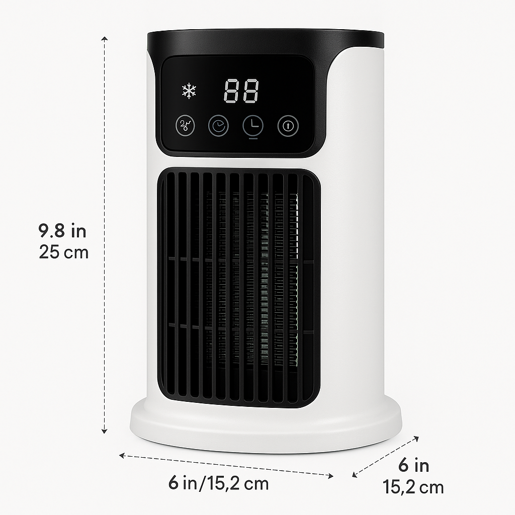 2026 Portable 3-in-1 USB Air Conditioner with Humidifier and Ambient Lighting