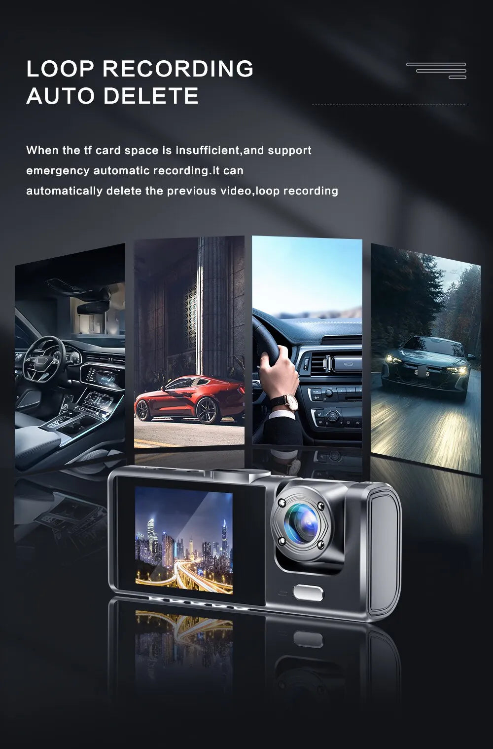 Zoomy – Dashcam | Mit Infrarot-Nachtsicht