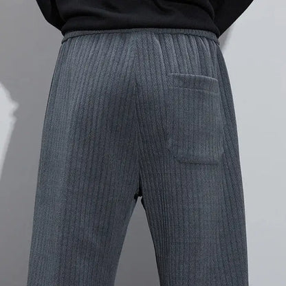 Memphis | Black Velvet Trousers