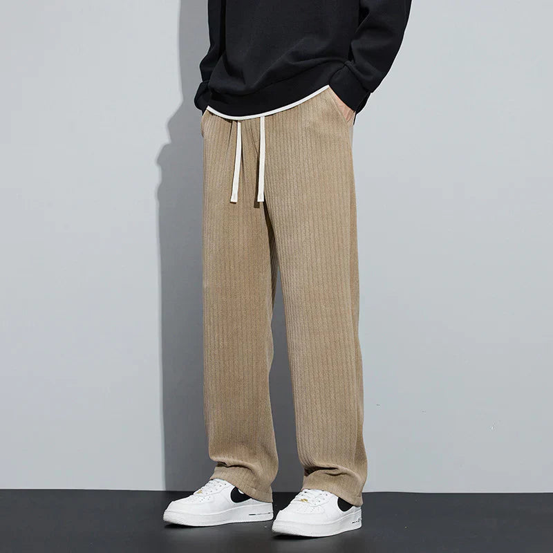 Memphis | Black Velvet Trousers