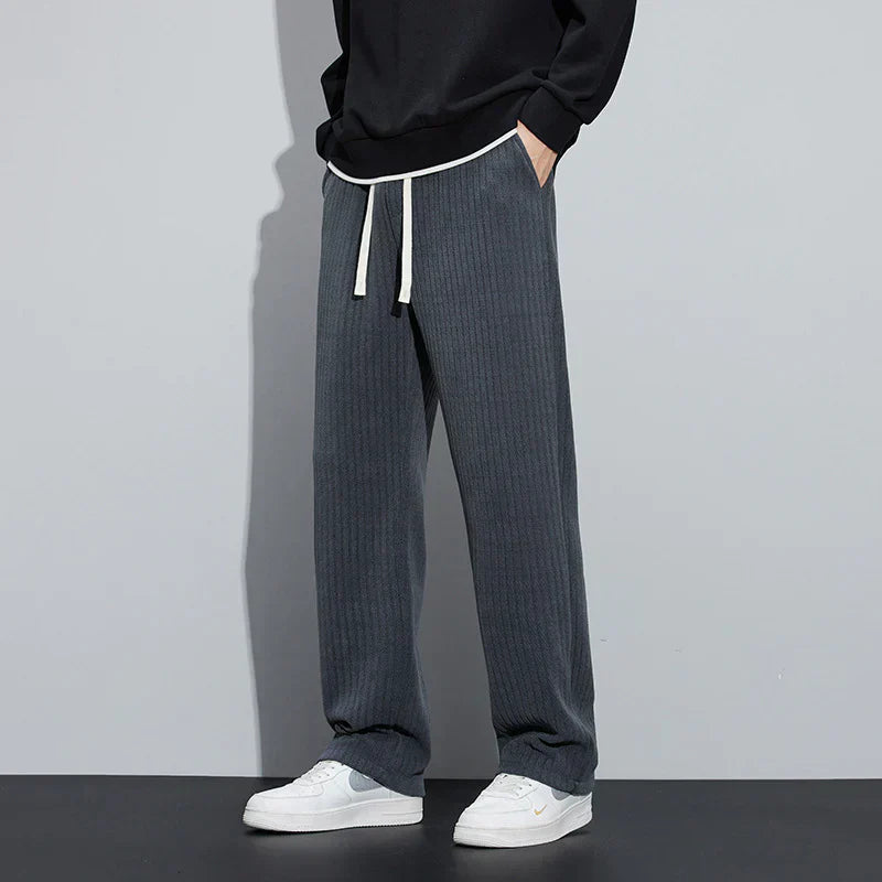 Memphis | Black Velvet Trousers
