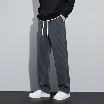 Memphis | Black Velvet Trousers
