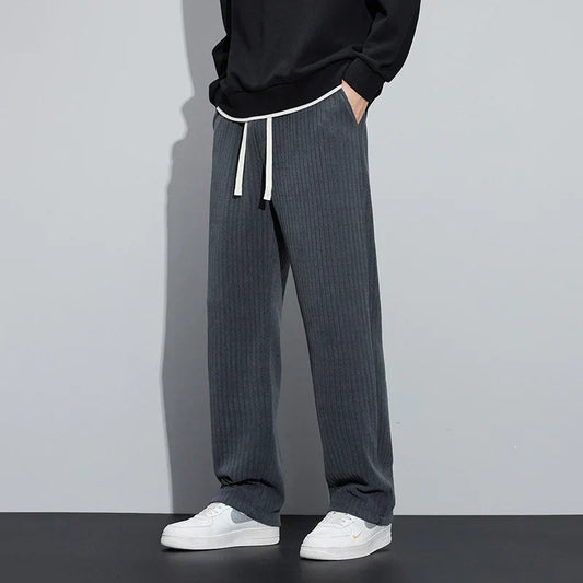 Memphis | Black Velvet Trousers