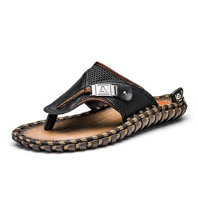 Infradito eleganti in pelle da uomo