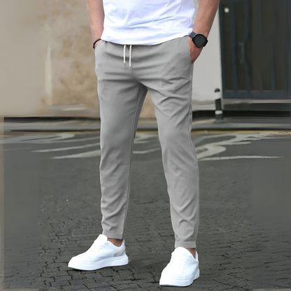 Men's Slim Fit Drawstring Trousers