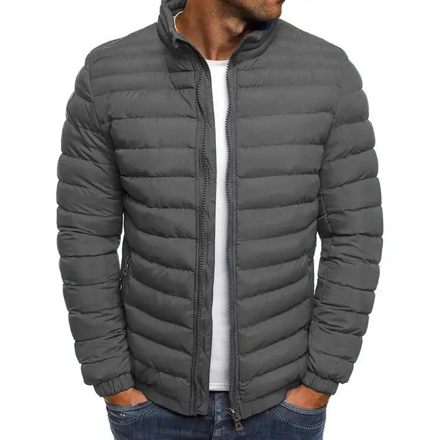 Men's Jacket with Stand-Up Collar - Adam