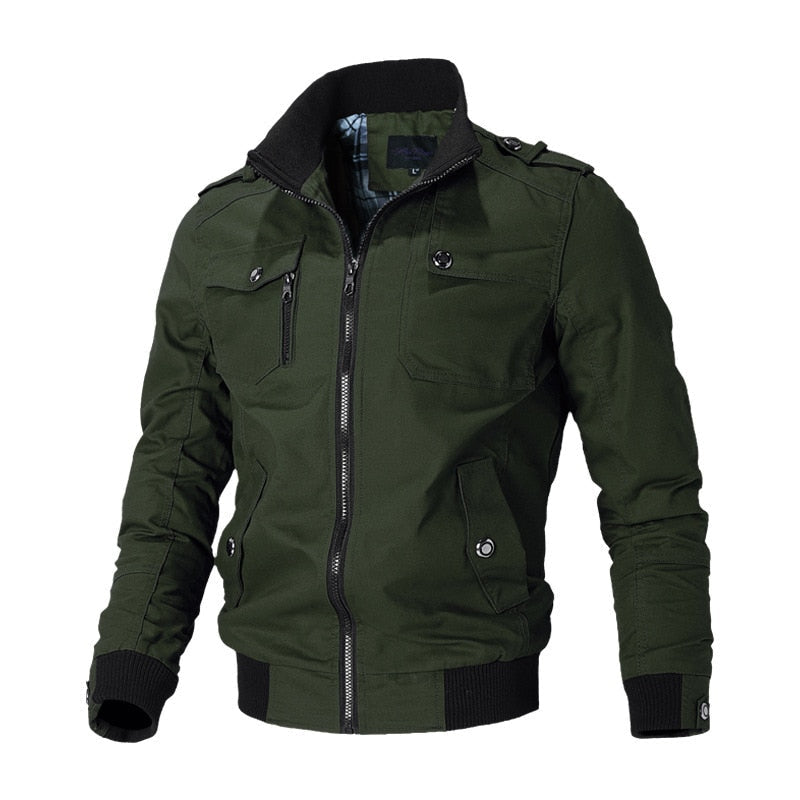 Men's Jacket - with zipper and chest pocket