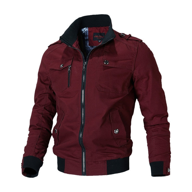 Men's Jacket - with zipper and chest pocket