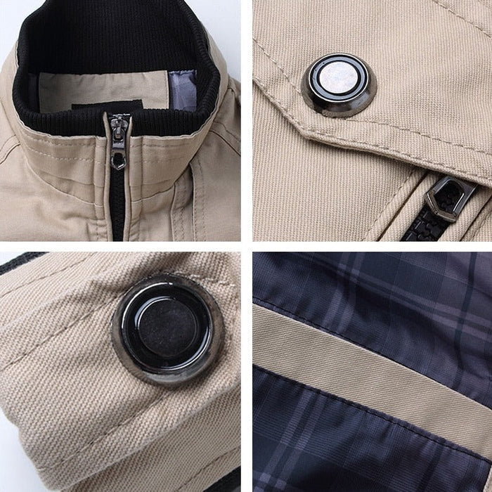 Men's Jacket - with zipper and chest pocket
