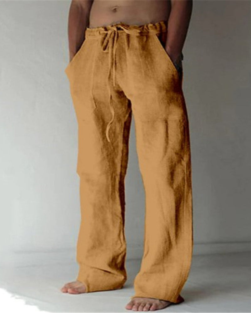 Men's Linen Pants for Spring & Autumn