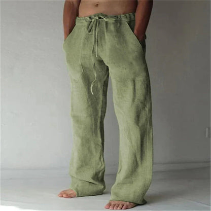 Men's Linen Pants for Spring & Autumn