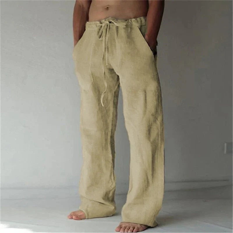 Men's Linen Pants for Spring & Autumn