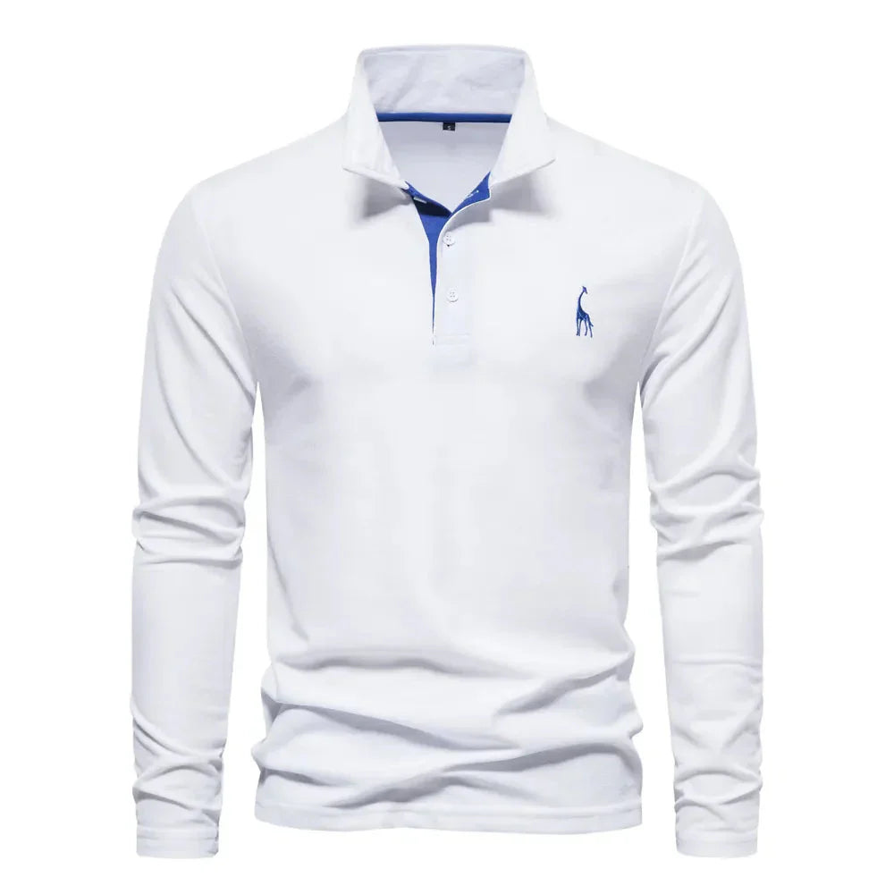 Men's Long Sleeve Polo - Bastian