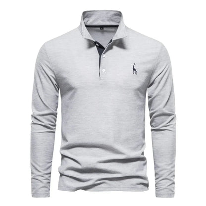 Men's Long Sleeve Polo - Bastian
