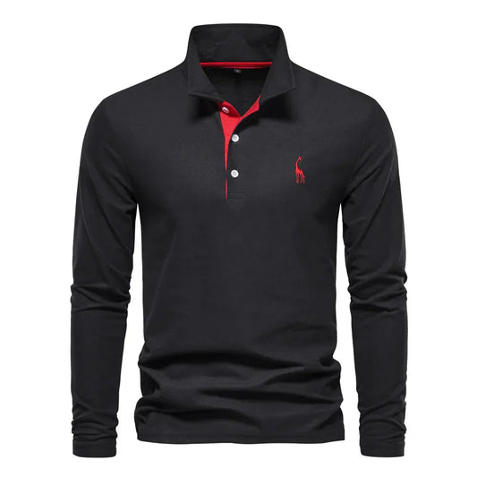 Men's Long Sleeve Polo - Bastian