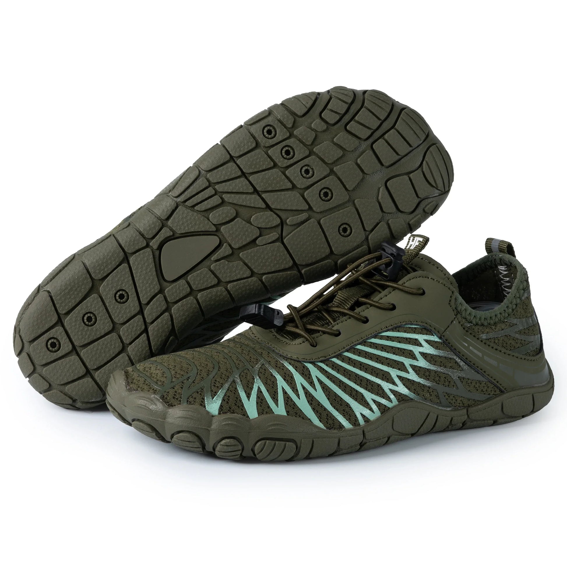 Men's Shoes on Bare Feet