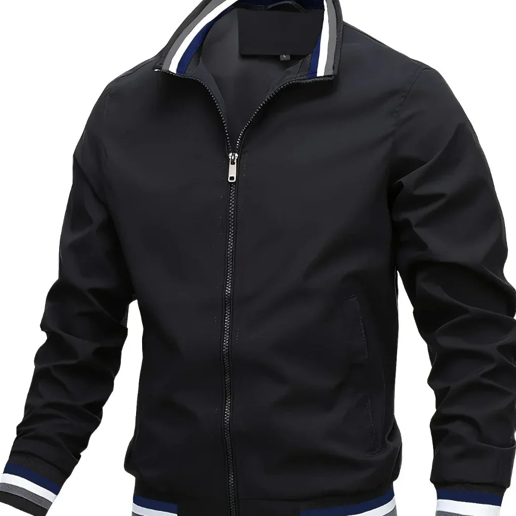 Men's Transitional Jacket with Collar